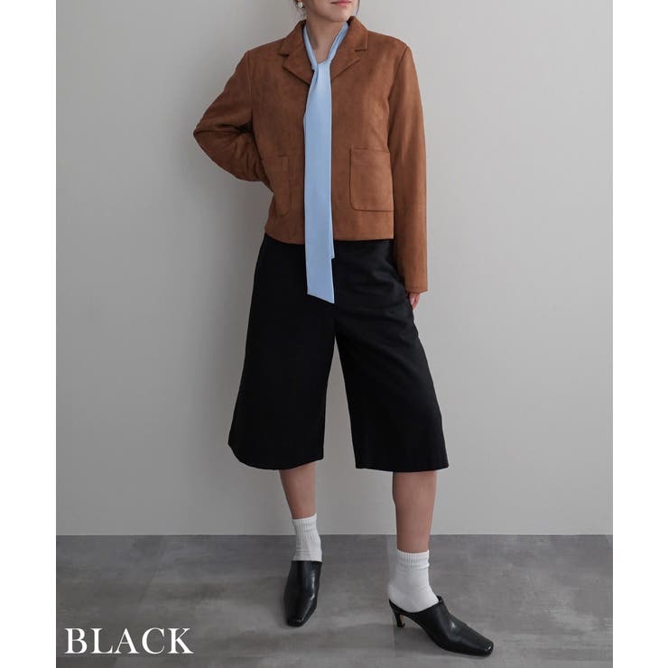 ウールライクバミューダパンツ Rashik ボトム | BUYSENSE | 詳細画像13 