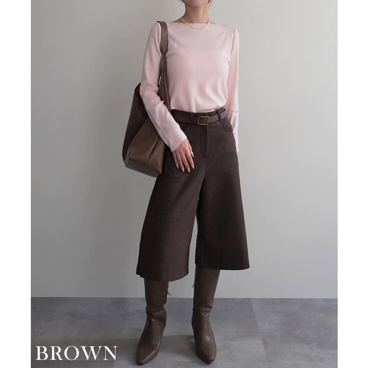 ウールライクバミューダパンツ Rashik ボトム | BUYSENSE | 詳細画像5 