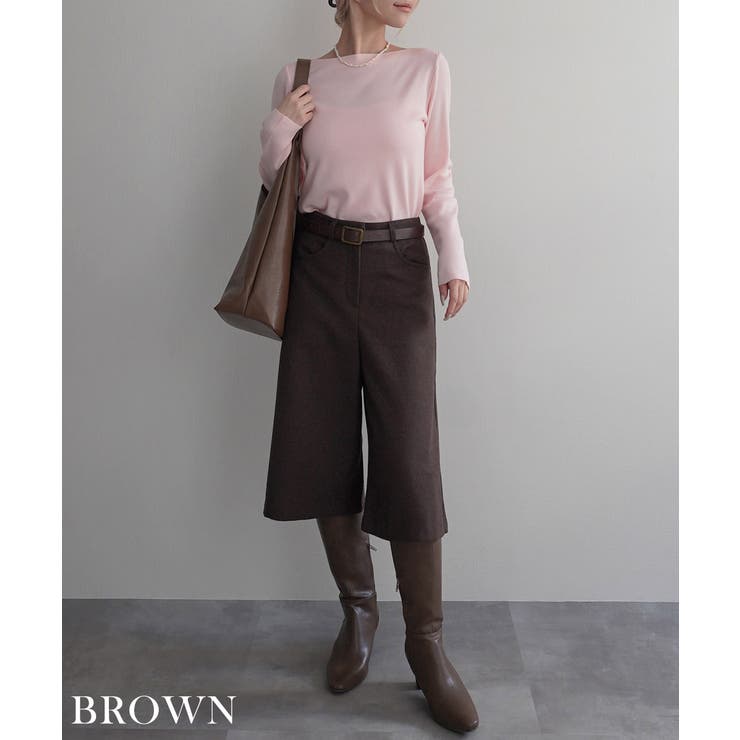 ウールライクバミューダパンツ Rashik ボトム | BUYSENSE | 詳細画像7 