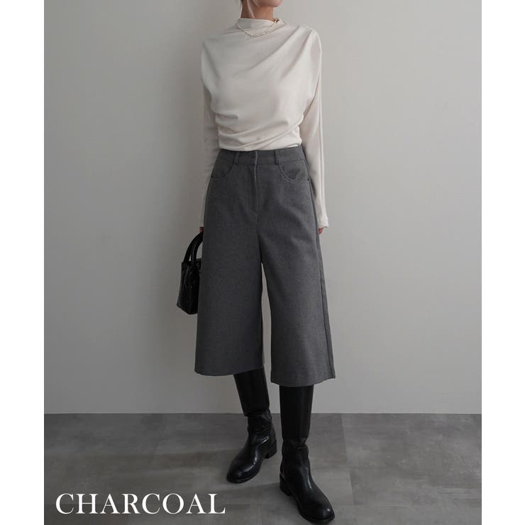 ウールライクバミューダパンツ Rashik ボトム | BUYSENSE | 詳細画像8 