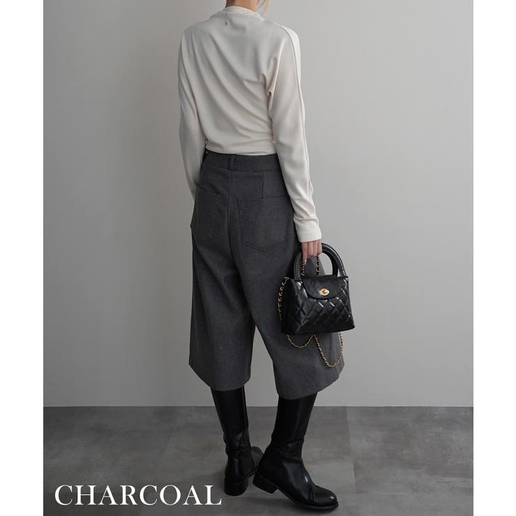 ウールライクバミューダパンツ Rashik ボトム | BUYSENSE | 詳細画像9 