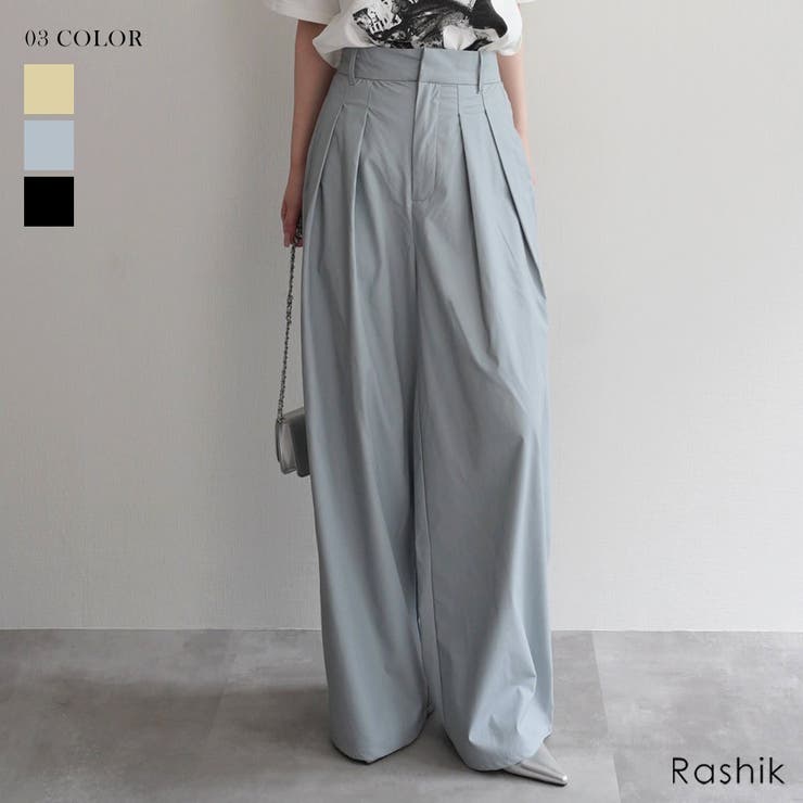 フェイクレザータックパンツRashik ボトム 大人カジュアル | BUYSENSE | 詳細画像1 