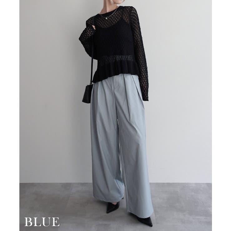 フェイクレザータックパンツRashik ボトム 大人カジュアル | BUYSENSE | 詳細画像9 