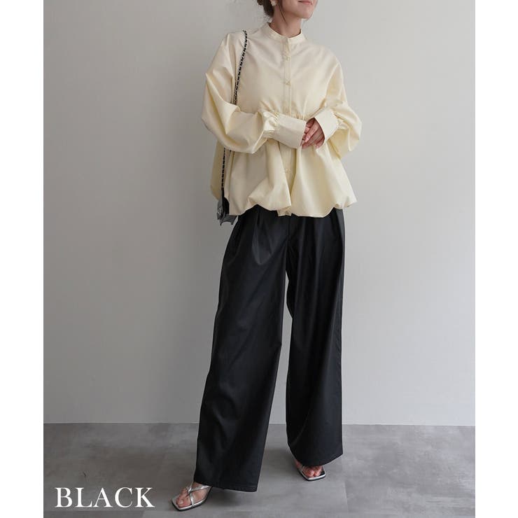フェイクレザータックパンツRashik ボトム 大人カジュアル | BUYSENSE | 詳細画像13 