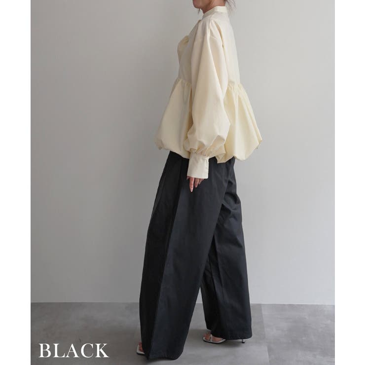 フェイクレザータックパンツRashik ボトム 大人カジュアル | BUYSENSE | 詳細画像14 