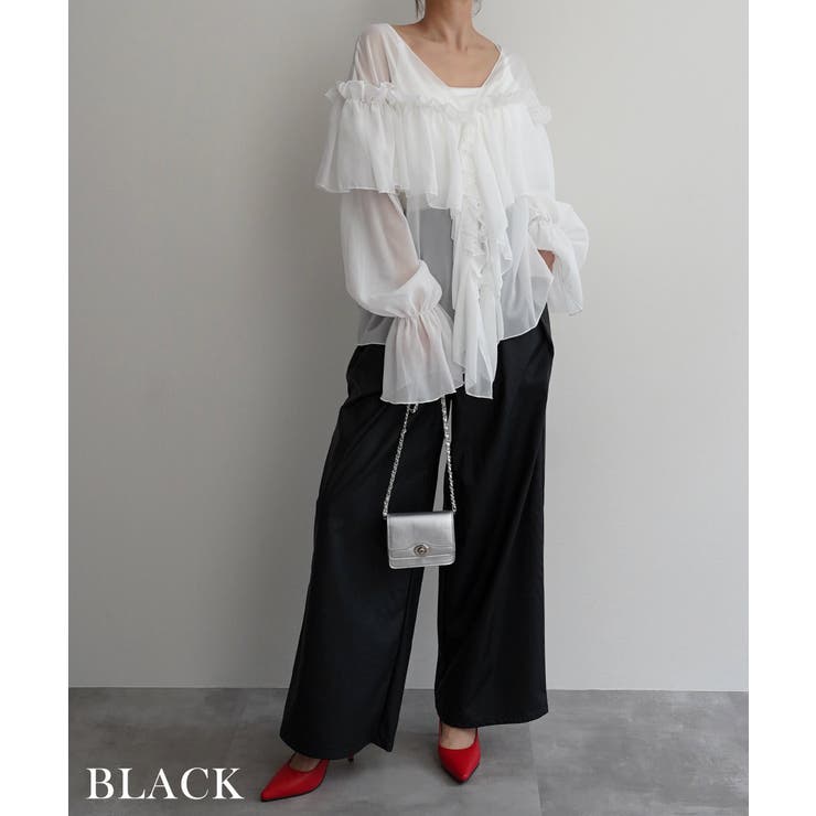 フェイクレザータックパンツRashik ボトム 大人カジュアル | BUYSENSE | 詳細画像15 