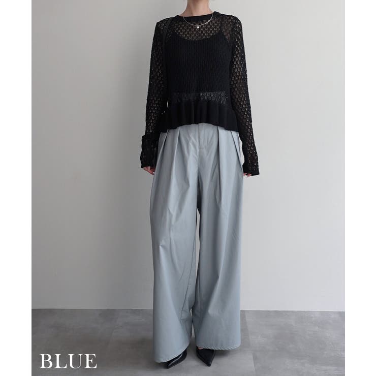 フェイクレザータックパンツRashik ボトム 大人カジュアル | BUYSENSE | 詳細画像8 