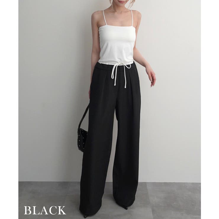ダブルウエストワイドスラックス Rashik ボトム | BUYSENSE | 詳細画像15 