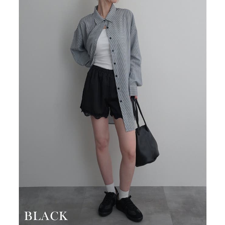 サテンレースショートパンツRashik ボトム 大人カジュアル | BUYSENSE | 詳細画像11 