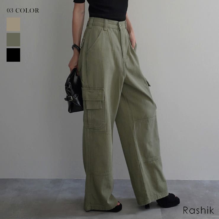 コットンカーゴイージーパンツRashik ボトム 大人カジュアル | BUYSENSE | 詳細画像1 