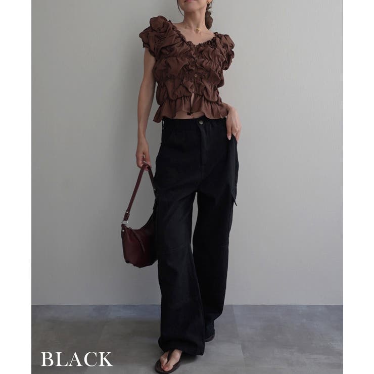 コットンカーゴイージーパンツRashik ボトム 大人カジュアル | BUYSENSE | 詳細画像16 
