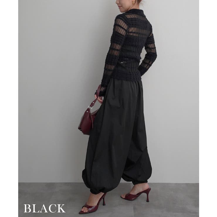 ナイロンバルーンワイドパンツRashik ボトム 大人カジュアル | BUYSENSE | 詳細画像16 