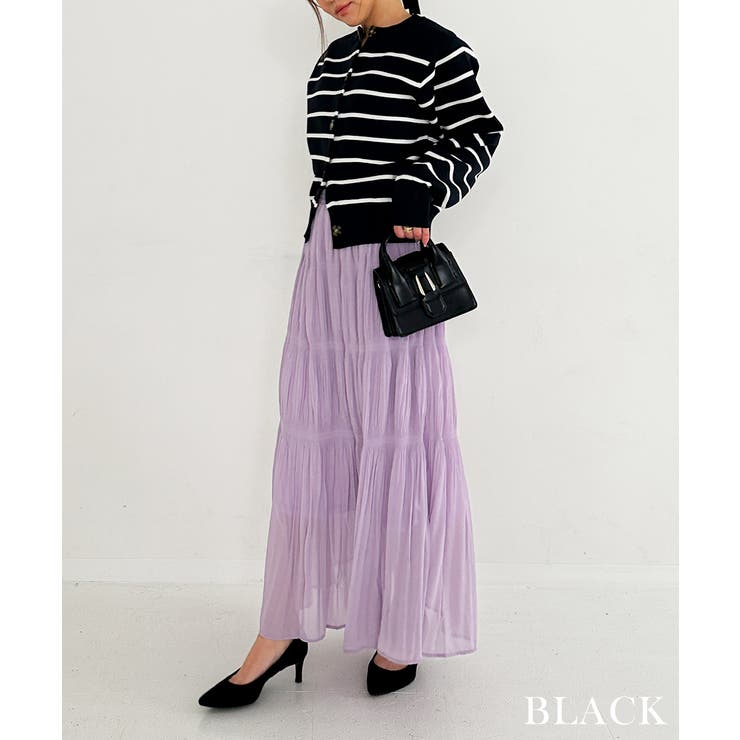 細ボーダーカーディガン Rashik カーディガン | BUYSENSE | 詳細画像9 