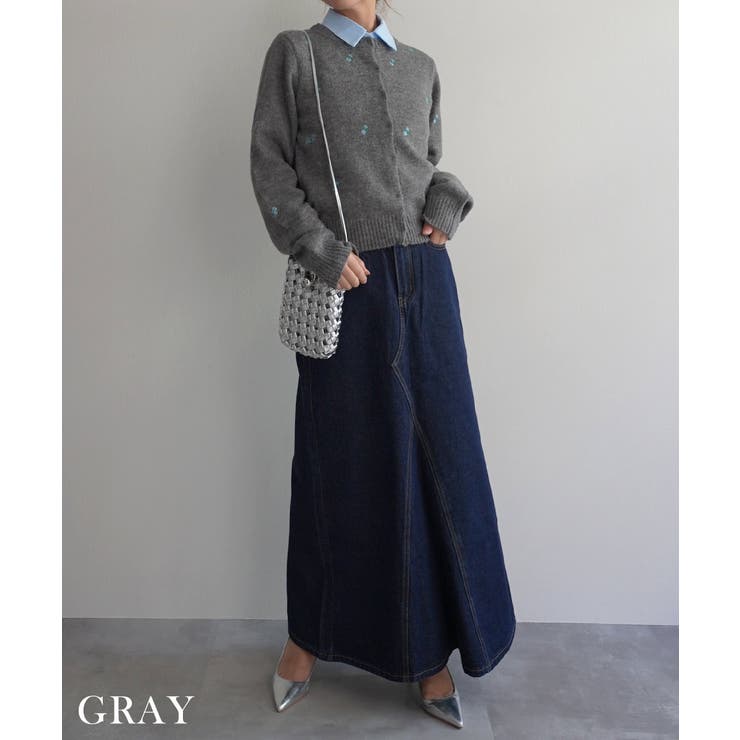 フラワー刺繍カーディガンRashik カーディガン 大人カジュアル | BUYSENSE | 詳細画像13