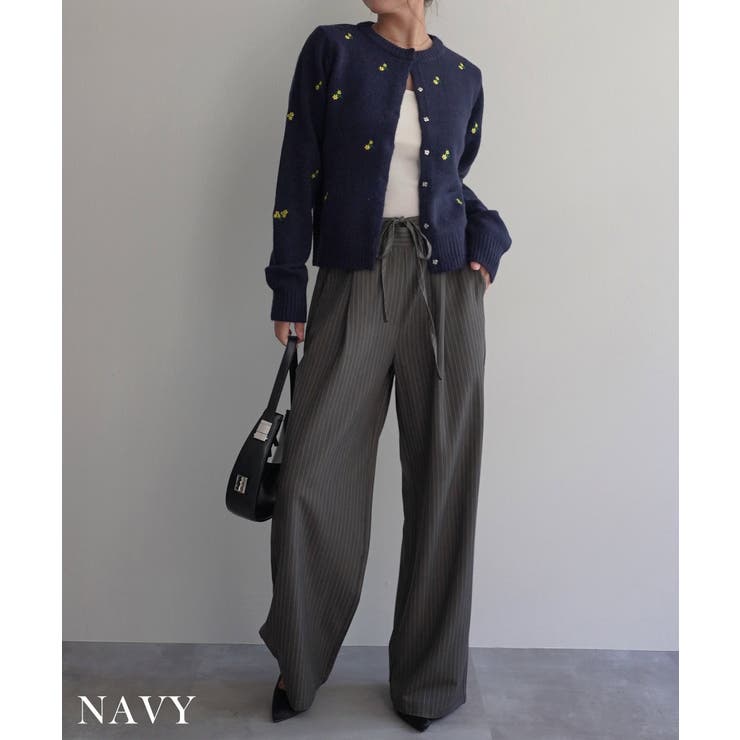 フラワー刺繍カーディガンRashik カーディガン 大人カジュアル | BUYSENSE | 詳細画像16