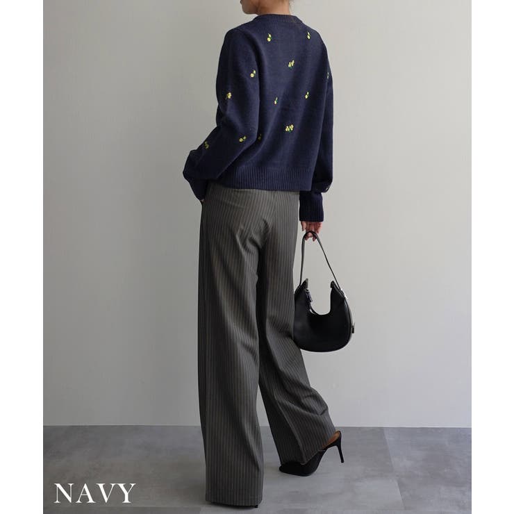 フラワー刺繍カーディガンRashik カーディガン 大人カジュアル | BUYSENSE | 詳細画像17