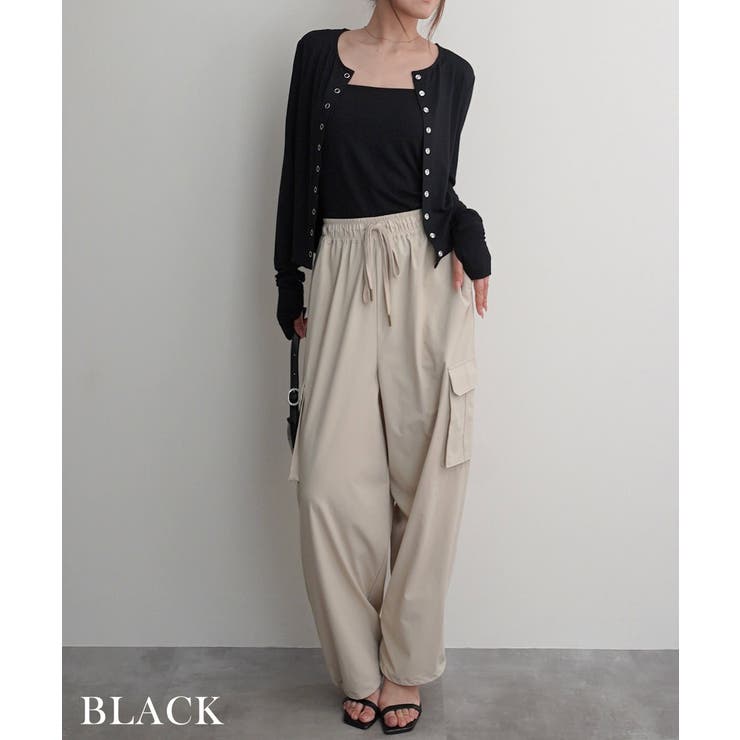 接触冷感スナップボタンカーデ Rashik カーディガン | BUYSENSE | 詳細画像18 