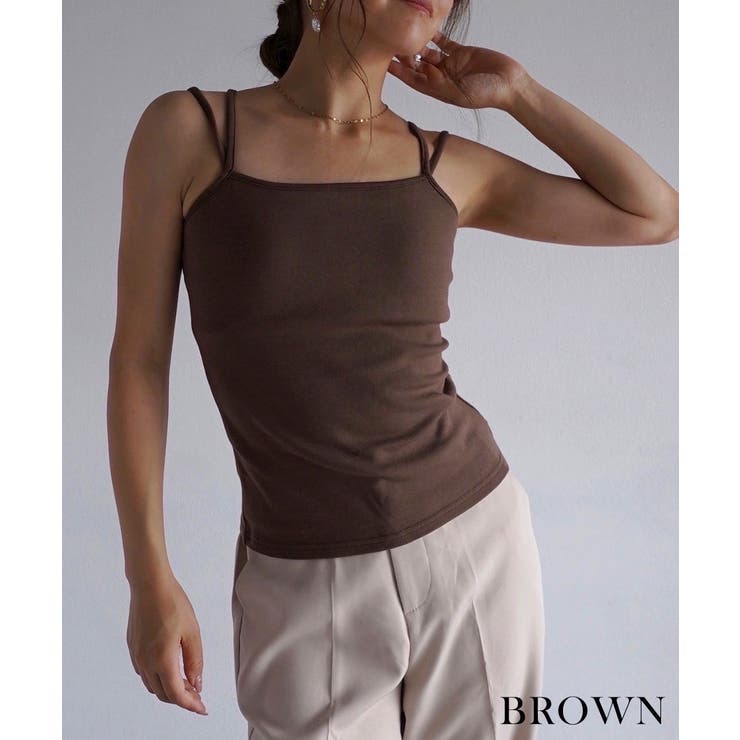 ダブルストラップキャミソール Rashik カットソー | BUYSENSE | 詳細画像5 