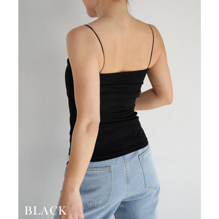 Katie キャミソール カップ付きスパゲッティキャミ Rashik カットソー[品番