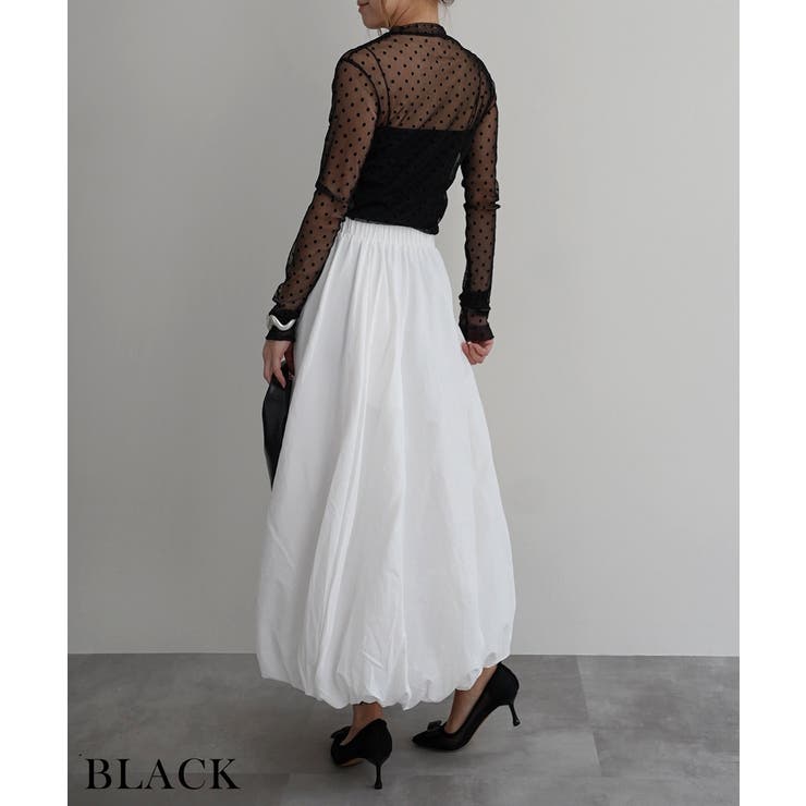 ボルカドットシアーブラウス ポルカドットブラウス|allureville OFFICIAL SITE / ONLINE SHOP