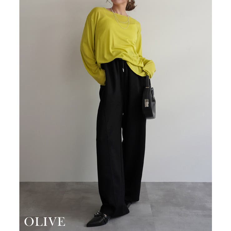 サイドスリットシアートップス Rashik カットソー | BUYSENSE | 詳細画像7 