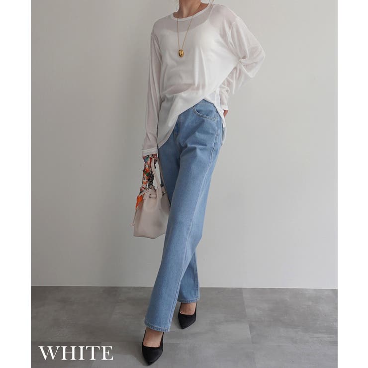 サイドスリットシアートップス Rashik カットソー | BUYSENSE | 詳細画像5 