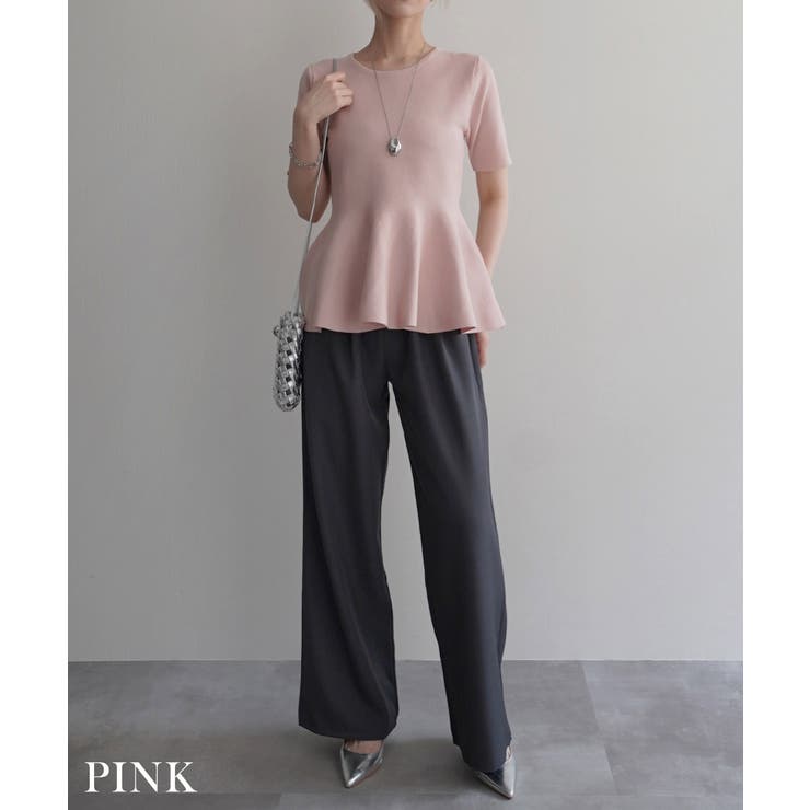 ペプラム半袖プルオーバー Rashik カットソー | BUYSENSE | 詳細画像9 