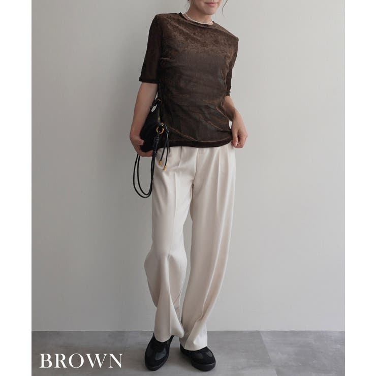 シアーベロアTシャツ Rashik カットソー | BUYSENSE | 詳細画像8 