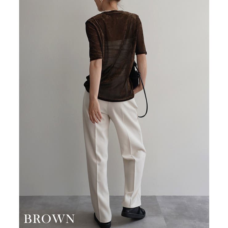 シアーベロアTシャツ Rashik カットソー | BUYSENSE | 詳細画像10 