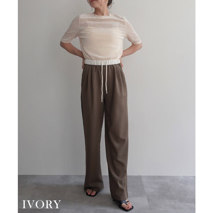 シアーベロアTシャツ Rashik カットソー | BUYSENSE | 詳細画像6 