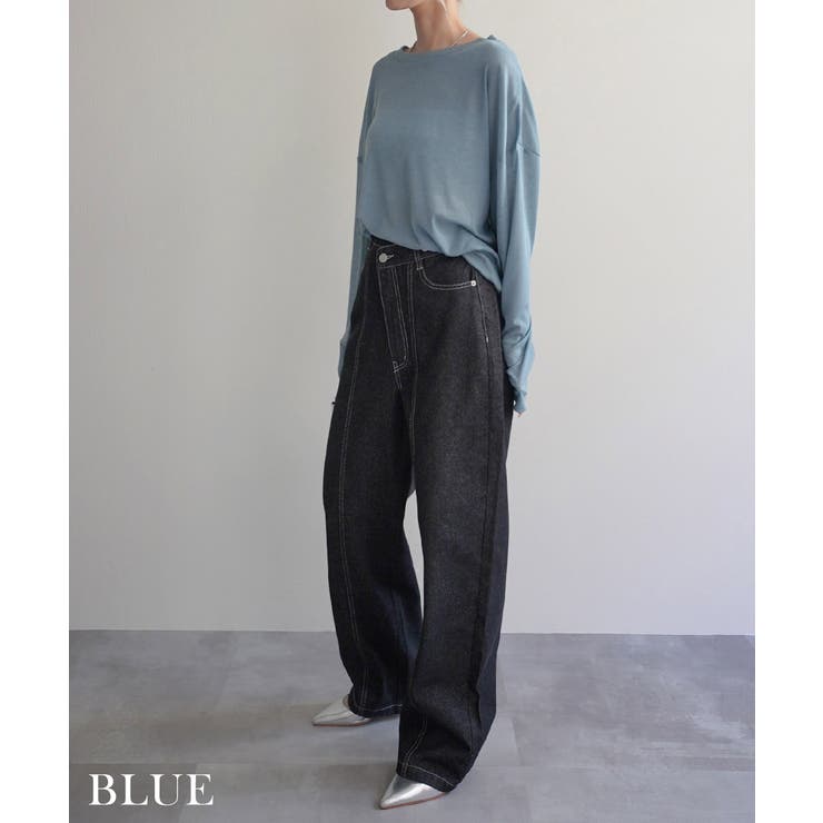 オーバーサイズシアートップスRashik カットソー 大人カジュアル | BUYSENSE | 詳細画像14 
