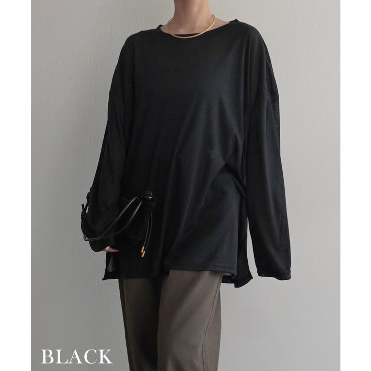 オーバーサイズシアートップスRashik カットソー 大人カジュアル | BUYSENSE | 詳細画像21 