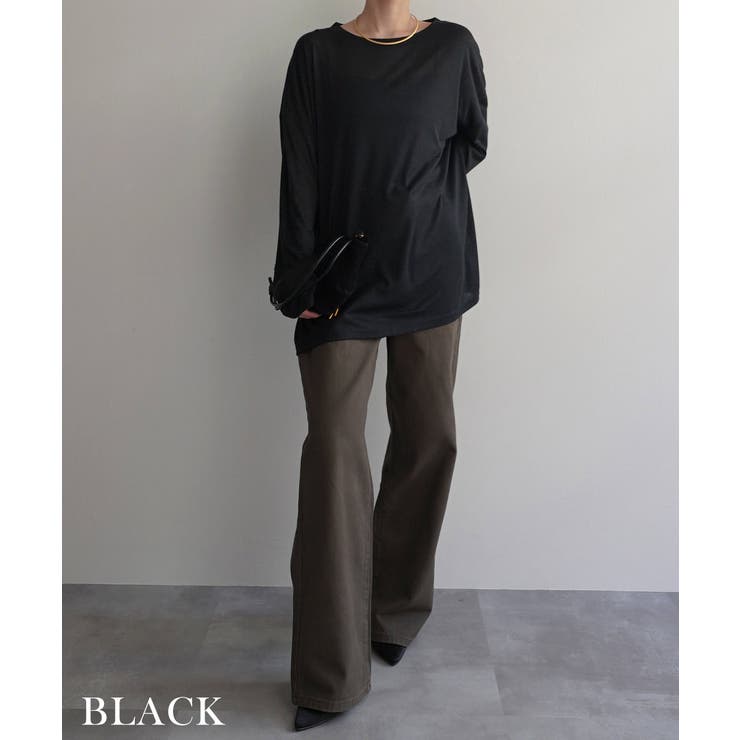 オーバーサイズシアートップスRashik カットソー 大人カジュアル | BUYSENSE | 詳細画像22 