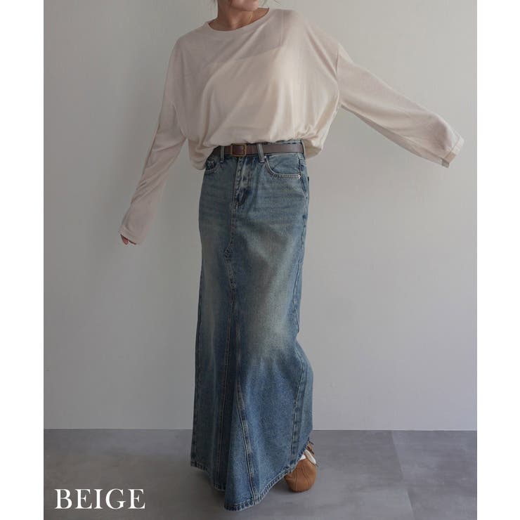 オーバーサイズシアートップスRashik カットソー 大人カジュアル | BUYSENSE | 詳細画像8 