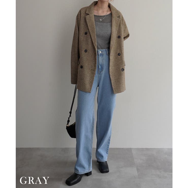 リブシアークルーネックトップス Rashik カットソー | BUYSENSE | 詳細画像23 