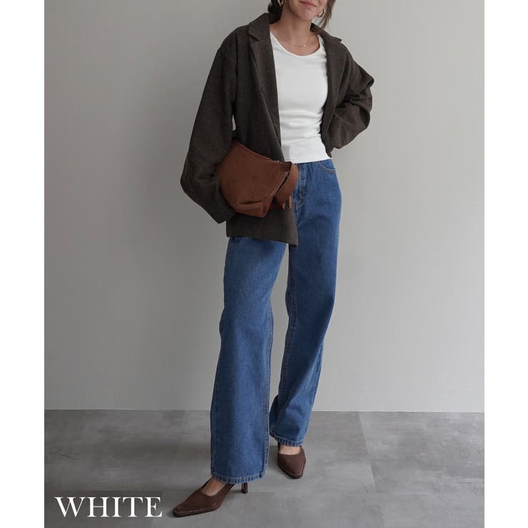 ディープラウンドネックトップスRashik カットソー 大人カジュアル | BUYSENSE | 詳細画像7 