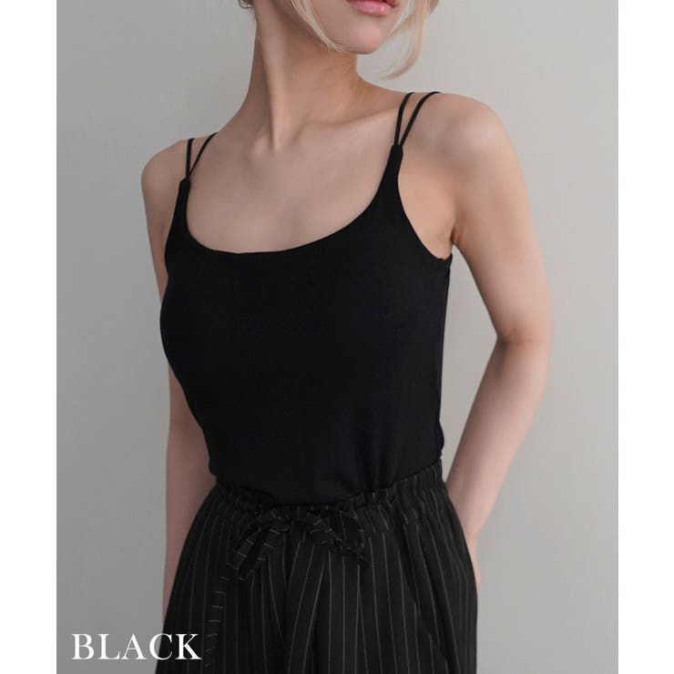 ダブルストラップカップ付きキャミRashik カットソー 大人カジュアル | BUYSENSE | 詳細画像15 
