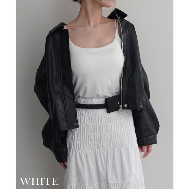 ダブルストラップカップ付きキャミRashik カットソー 大人カジュアル | BUYSENSE | 詳細画像5 