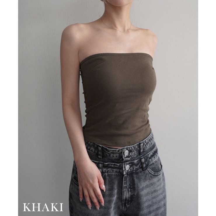 カップ付きチューブトップRashik カットソー 大人カジュアル | BUYSENSE | 詳細画像10 