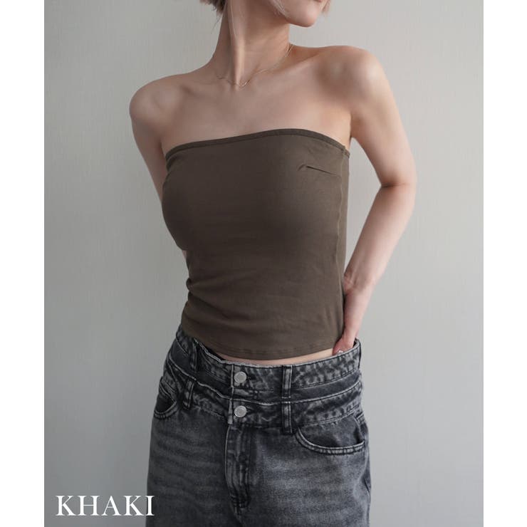 カップ付きチューブトップRashik カットソー 大人カジュアル | BUYSENSE | 詳細画像11 