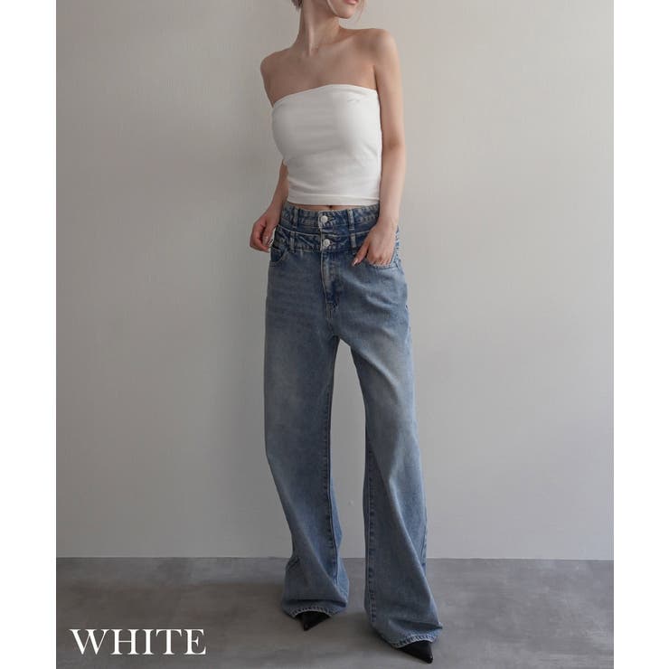 カップ付きチューブトップRashik カットソー 大人カジュアル | BUYSENSE | 詳細画像7 
