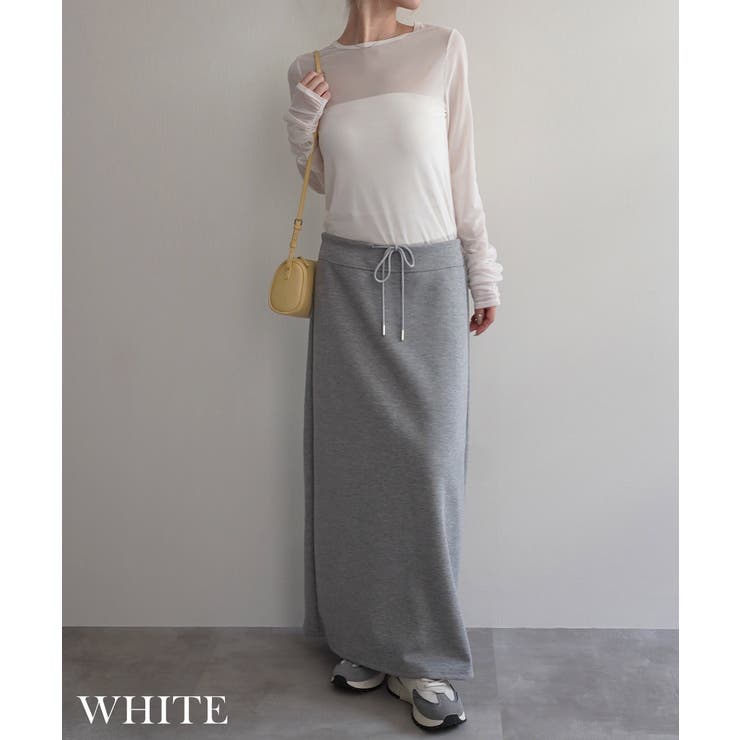 袖シャーリングシアートップスRashik カットソー 大人カジュアル | BUYSENSE | 詳細画像5 