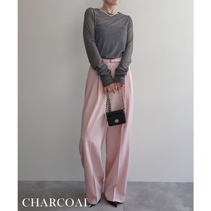 袖シャーリングシアートップスRashik カットソー 大人カジュアル | BUYSENSE | 詳細画像7 