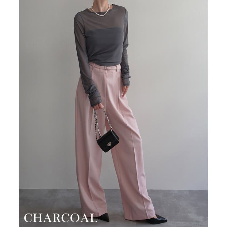 袖シャーリングシアートップスRashik カットソー 大人カジュアル | BUYSENSE | 詳細画像8 
