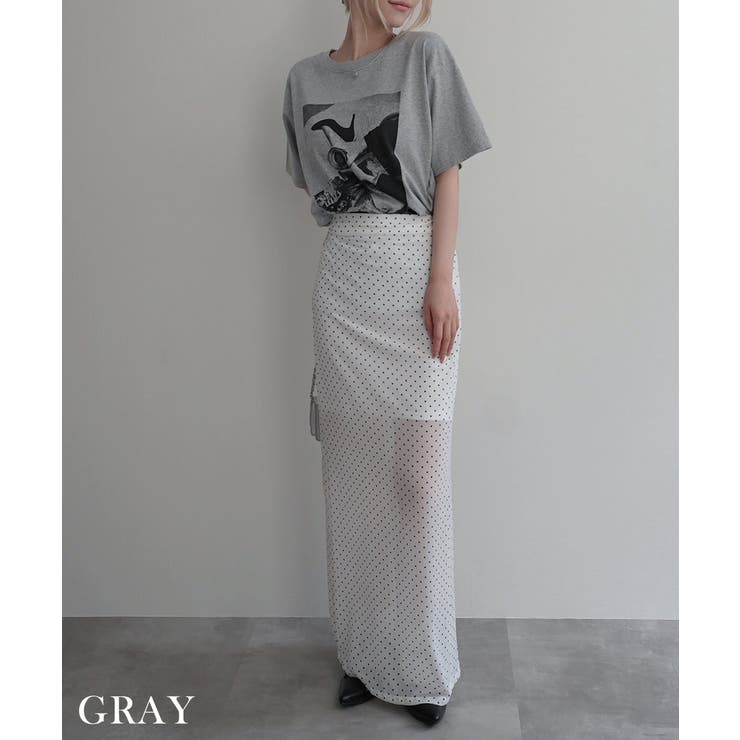 モノトーンフォトプリントTシャツRashik カットソー 大人カジュアル | BUYSENSE | 詳細画像10 