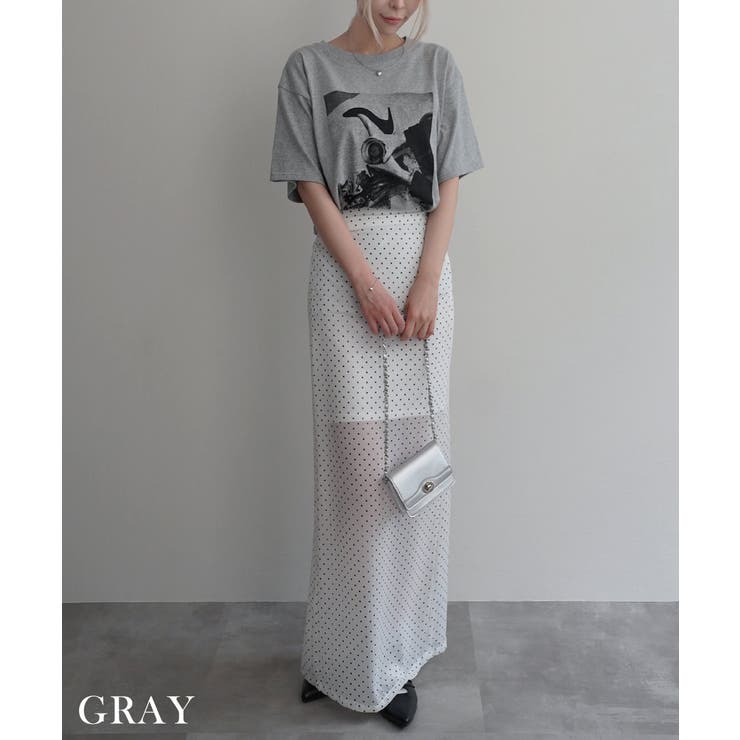モノトーンフォトプリントTシャツRashik カットソー 大人カジュアル | BUYSENSE | 詳細画像11 