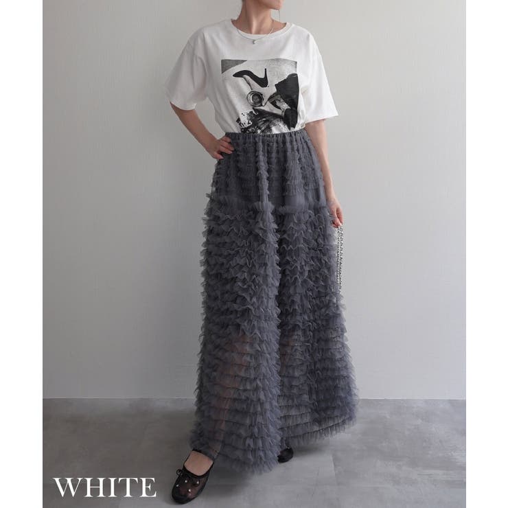 モノトーンフォトプリントTシャツRashik カットソー 大人カジュアル | BUYSENSE | 詳細画像6 