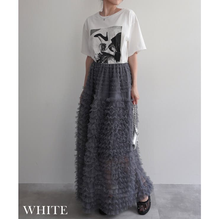 モノトーンフォトプリントTシャツRashik カットソー 大人カジュアル | BUYSENSE | 詳細画像7 