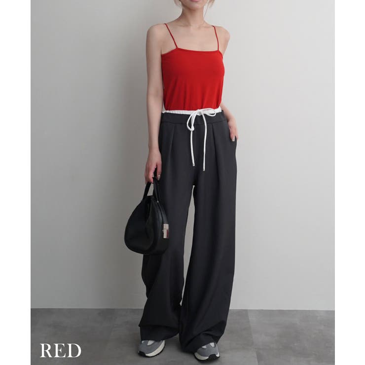 接触冷感カップ付きベアキャミソール Rashik カットソー | BUYSENSE | 詳細画像7 