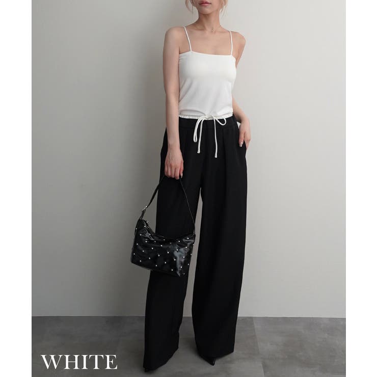 接触冷感カップ付きベアキャミソール Rashik カットソー | BUYSENSE | 詳細画像5 